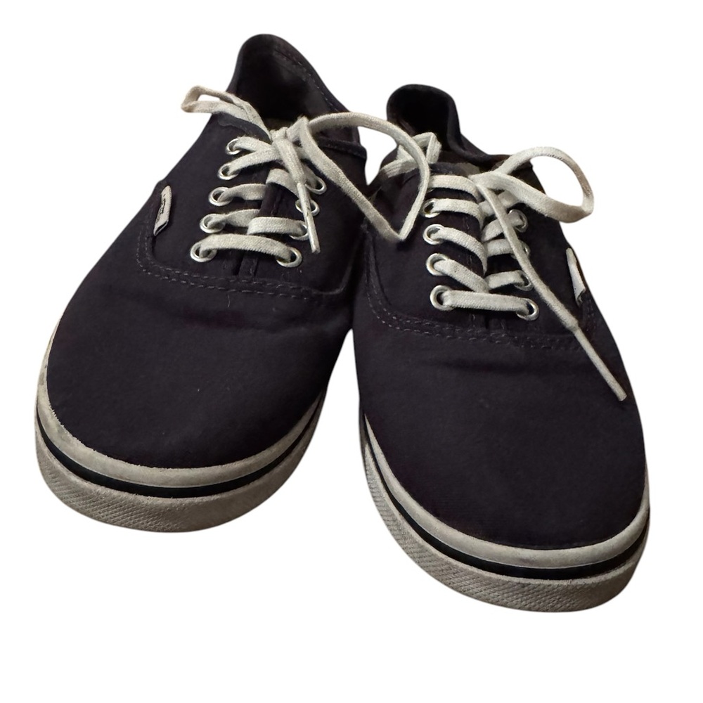 Navy blue canvas vans